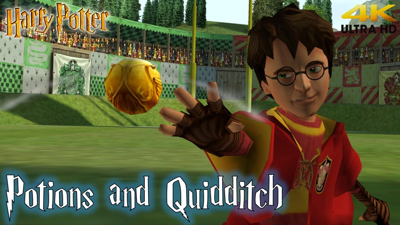 Harry Potter and the Philosopher's Stone PS2 'Potions and Quidditch' (4K)
