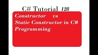 Famous Constructor vs Static Constructor in C# Programming Net Worth