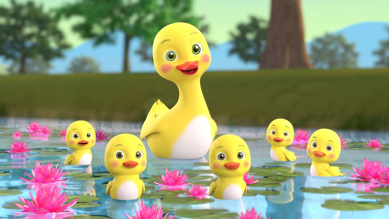 ⁣Number Song | Five Little Duckies + More Baby Songs | Beep Beep Nursery Rhymes