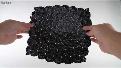 Self-folding origami sheets create 3D shapes quickly, cheaply and efficiently