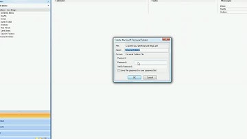 ondemandIT Hosted Exchange - How to create a pst backup with Outlook 2003 or Outlook 2007