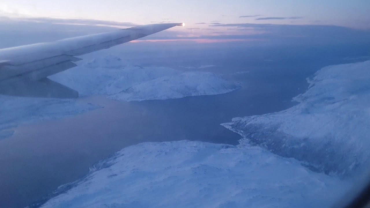 Aterrizando y Despegando de Tromso, Noruega