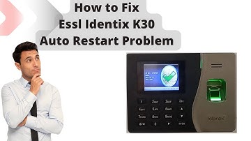 How to Fix Essl Identix K30 Auto Restart Problem | K30 Auto Restart Fixed | @BMTechnologyChannel