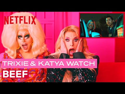 Drag Queens Trixie Mattel & Katya React to BEEF | I Like To Watch | Netflix