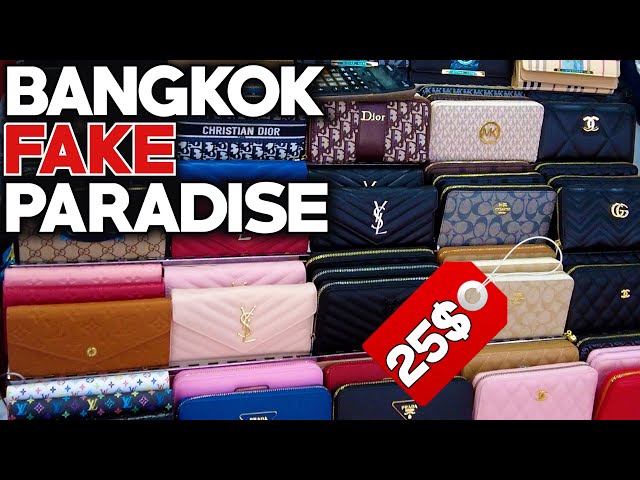 Bangkok Fake Market Spree MBK Centre 4K 