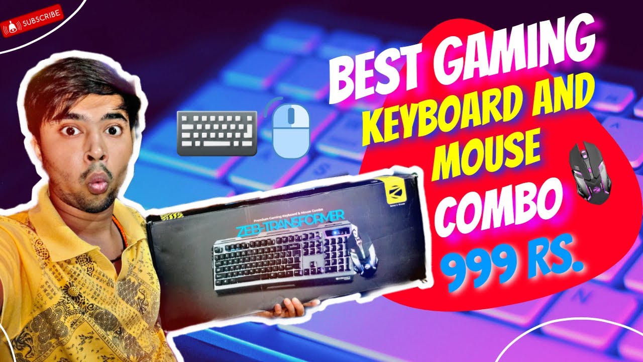 Best Gaming Keyboard and Mouse Combo under 999 ₹ || Zebronics || Gaming Keyboard Mouse
