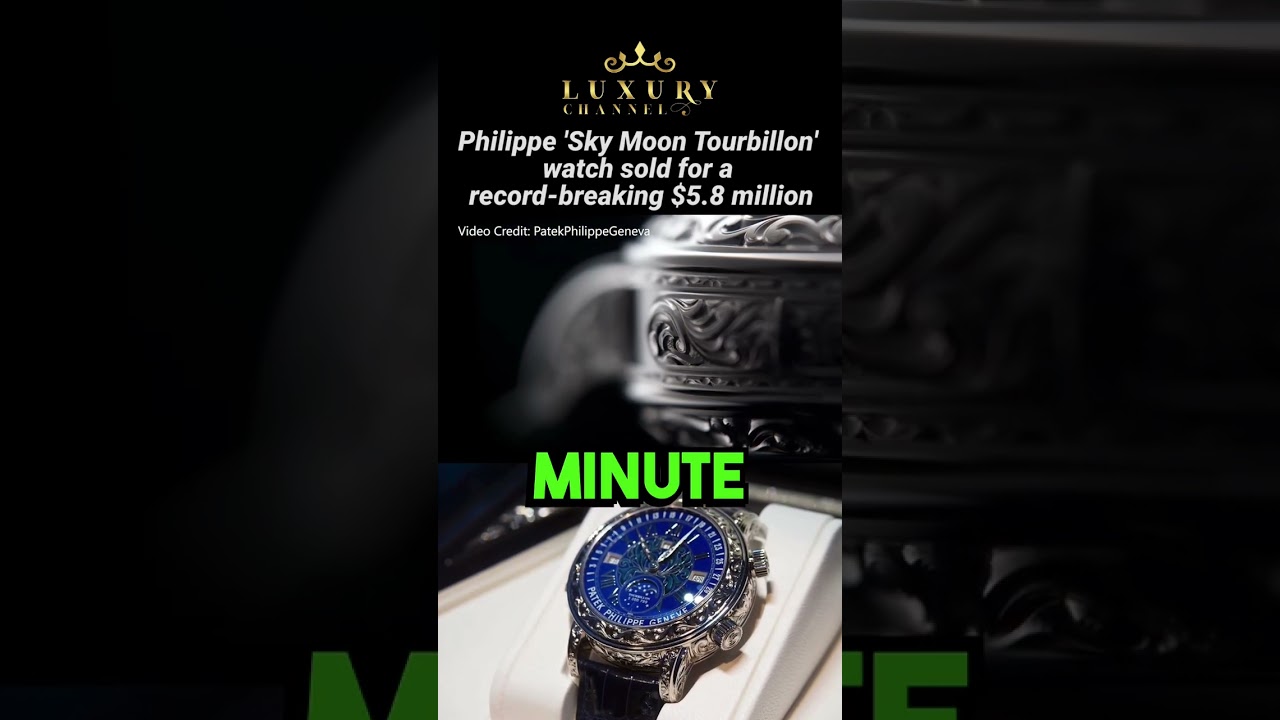 This Patek Philippe Sky Moon Tourbillon Is The Most Expensive