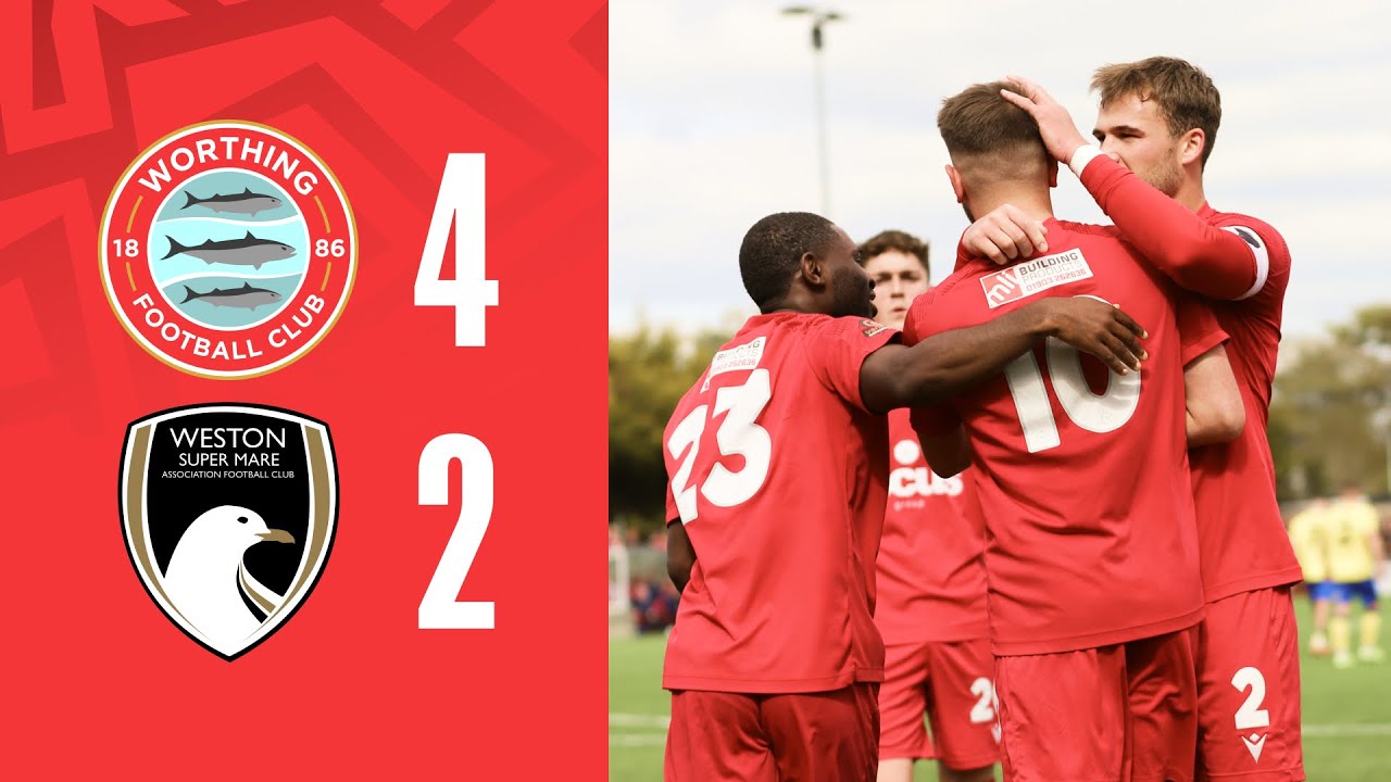 Third spot SECURED 🔒 | Highlights | Worthing 4-2 Weston-super-Mare