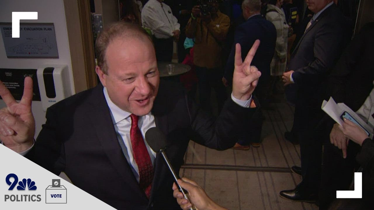 Gov. Jared Polis talks to 9NEWS after winning reelection - YouTube