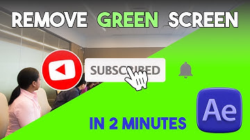 How to Remove Green Screen in 2 minutes with After Effects | Easy Keying Tutorial