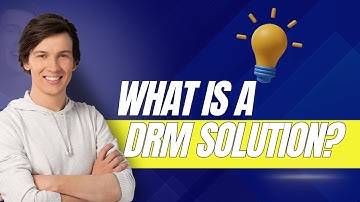 What is DRM( Digital Rights Mangement) solution and how does it work?