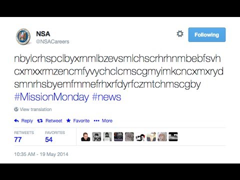 NSA Careers Encrypted Tweet 3 - Decryption Process nbylcrhspclbyxrnmlbzev