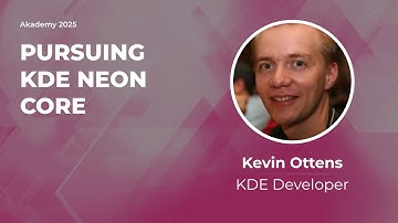 Pursuing KDE Neon Core