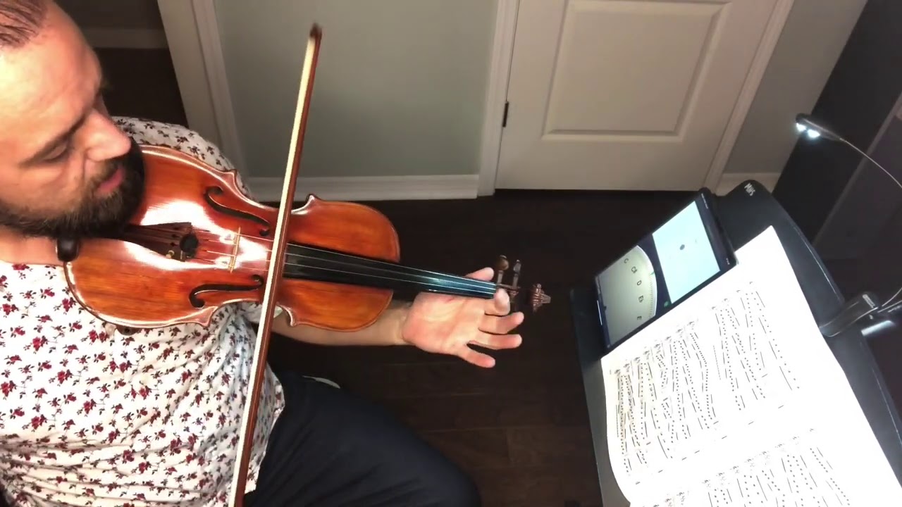 Violin 2 Octave D major scale plus b minor - YouTube