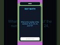 SAT Math Questions Practice #0050 | Statistics | Hard
