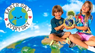 Maria Vitoria e Ro aprendem a cuidar do Meio Ambiente em casa I Preservação Ambiental para crianças