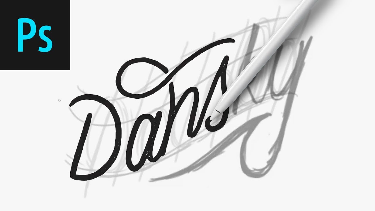 How to draw script hand lettering like a pro tutorial. 