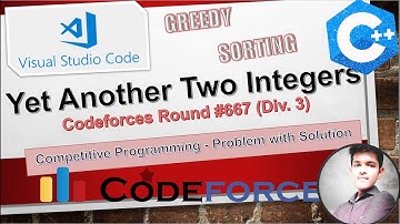 Yet Another two Integers||Codeforces Round 667(div. 3)||Competitive programming-Greedyimplementation