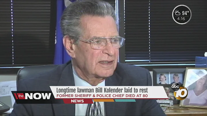 Longtime lawman Bill Kolender laid to rest