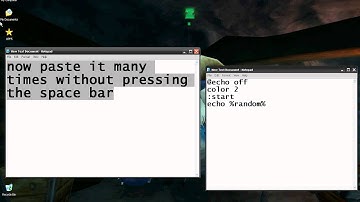 How To Make Matrix With Notepad