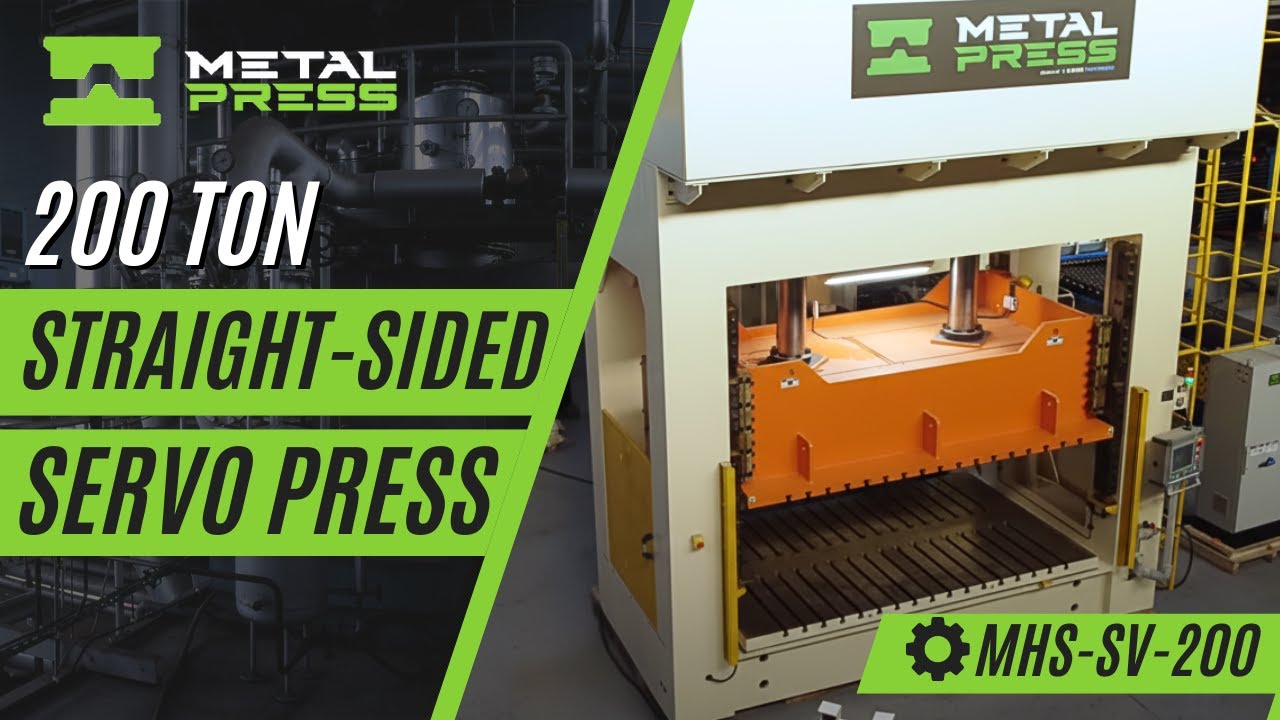 MetalPress Machinery - 200 Ton Servo Hydraulic Trim Press - Model MHS-220