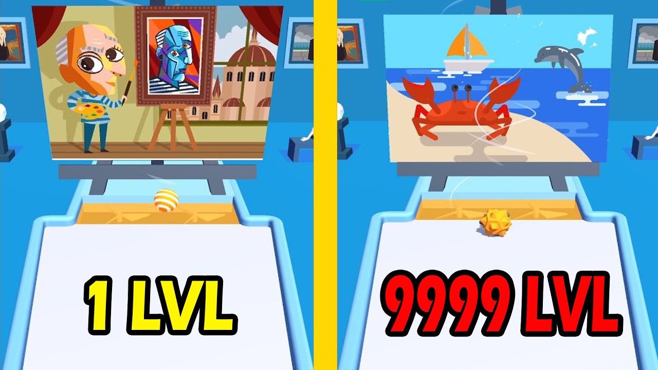 ART BALL 3D ALL LEVELS! NEW GAME ART BALL 3D All WORLD RECORD! (iOS, Android)