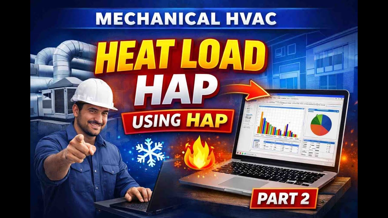 Heat load cal in HAP Part 2 #hap #draftingtobim