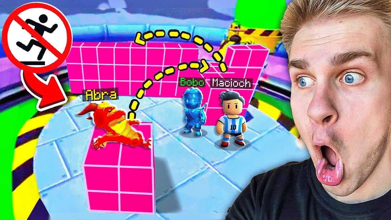 NIE MOŻEMY SKAKAĆ 🚷 i UŻYWAĆ *PODWÓJNY SKOK* z BOBO i MACIOCH w Stumble Guys! 😱 + (Opening Skinów)