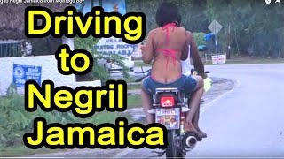 Driving to Negril Jamaica from Montego Bay
