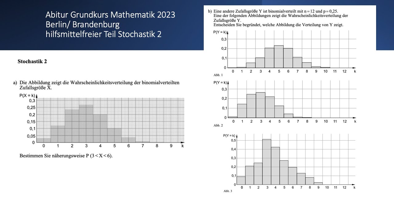 Beispielaufgabe Abiturprüfung Bis 2025 Mathematik Grundkurs Abitur Mathematik Grundkurs 2023 Berlin/Brandenburg Hilfsmittelfreier