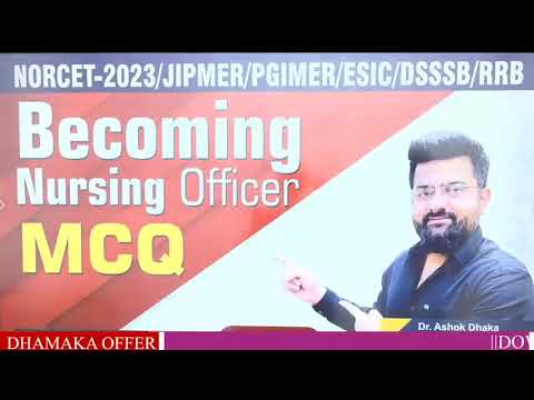 N-Clex MCQ | Becoming Nursing Officer | NORCET-2023/ESIC/DSSSB l ALL CHO | By Nursing officer asp