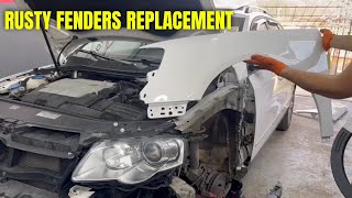 How To Replace Front Fenders On Passat B6/B7