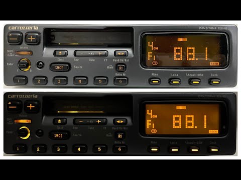 1990s Pioneer Carrozzeria DEH-40 Cassette Radio Player JAPAN - YouTube