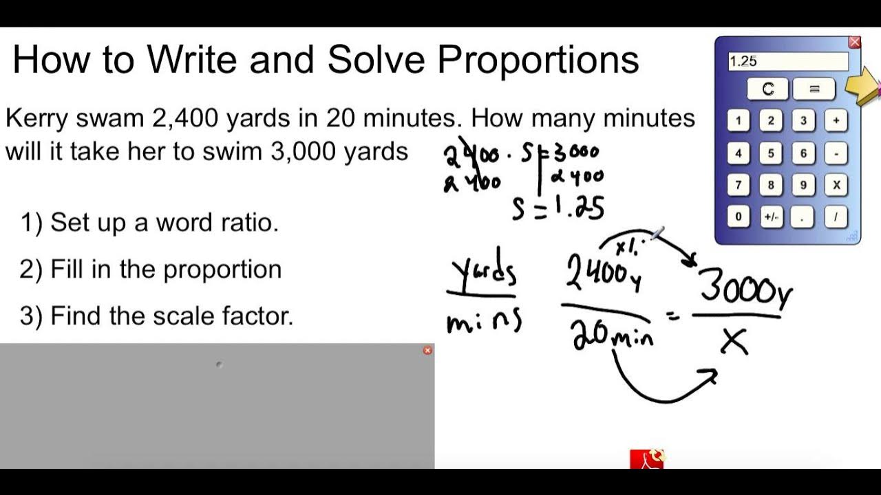 Solving Proportions with Scale Factor YouTube