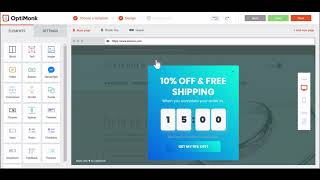 How to create a Shopify popup with OptiMonk to reduce cart abandonment