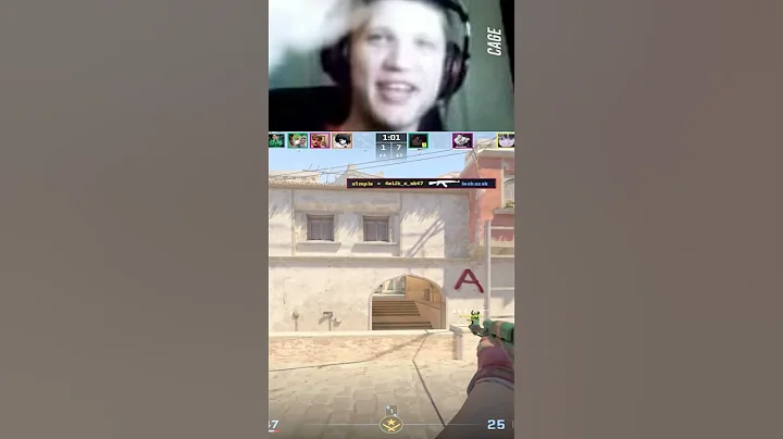 s1mple: "WHAT?" 😮 #s1mple #cs2 #twitchclips