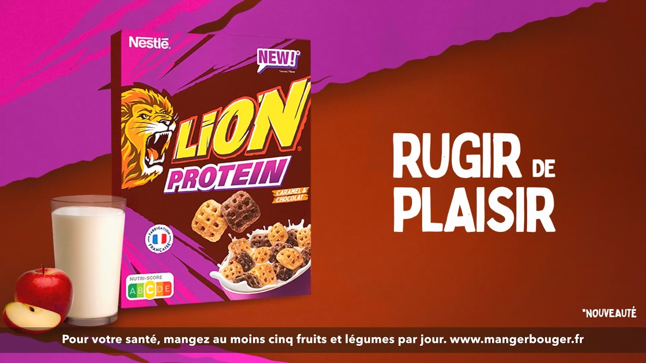Céréales LION — Nestlé Lion Protein - Rugir de Plaisir (YouTube video ad)