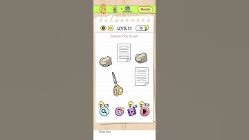 Brain Test Level 57 - scissor has to Win. || The Blackout gaming ||