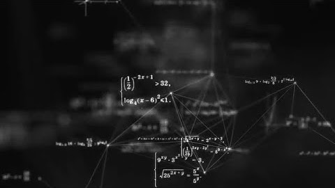 Plexus With Mathematical Formulas Stock Motion Graphics