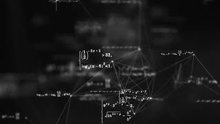 Plexus With Mathematical Formulas Stock Motion Graphics