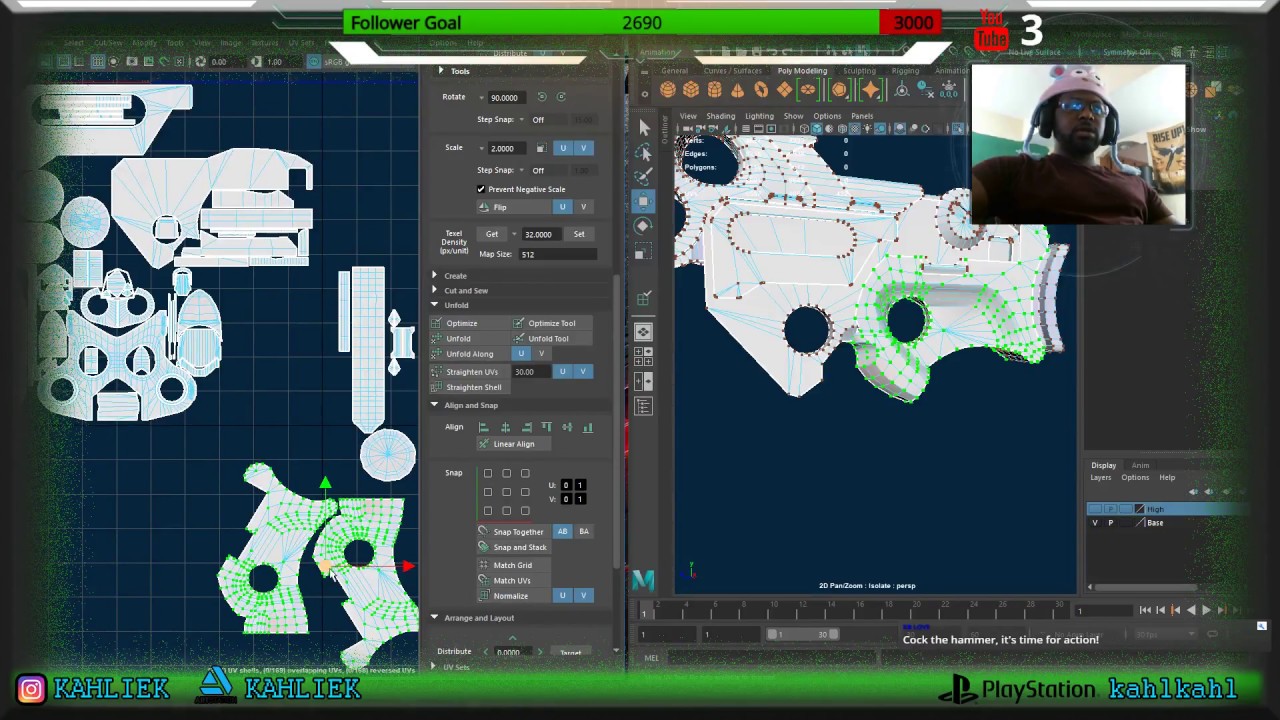 3D Game Art With KahlKahl (Laser Assault Rifle)