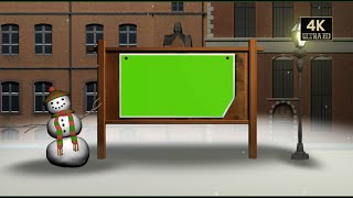 Merry Christmas Green Screen Stock Footage Royalty Free