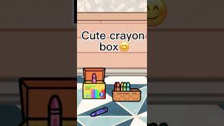Cute ￼crayon box😊