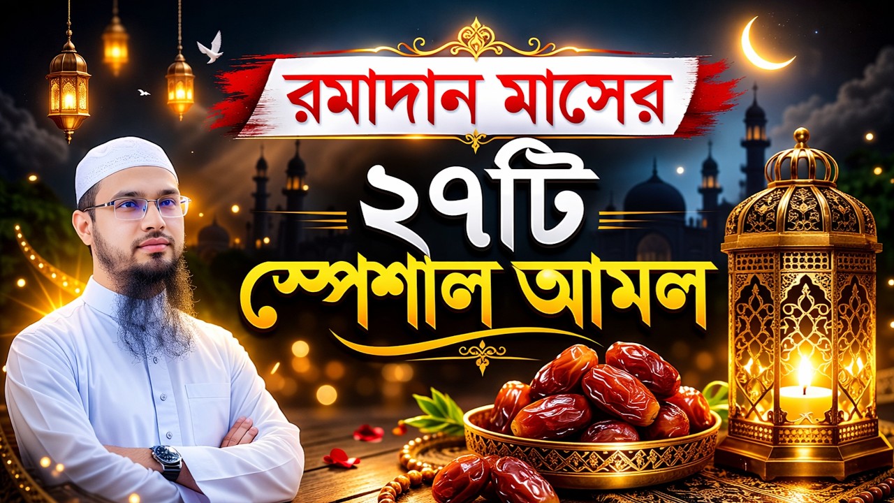 রমাদানের ২৭টি আমল যা বদলে দেবে আপনার জীবন | শেষ ১০ রাতের প্রস্তুতি