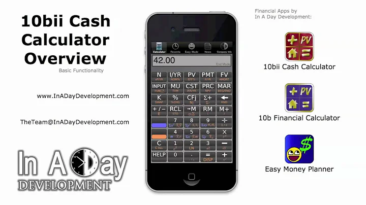 Basic Overview - 10bii Cash Calculator