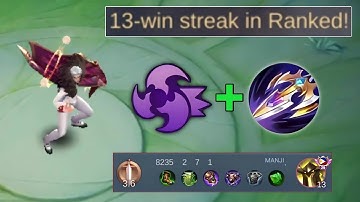 WIN STREAK USING THIS ASSASSIN EMBLEM & ITEM BUILD! | YU ZHONG TOP GLOBAL