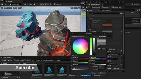 Fab Release -- Unreal Marketplace - Customizable Rocks - Showcase