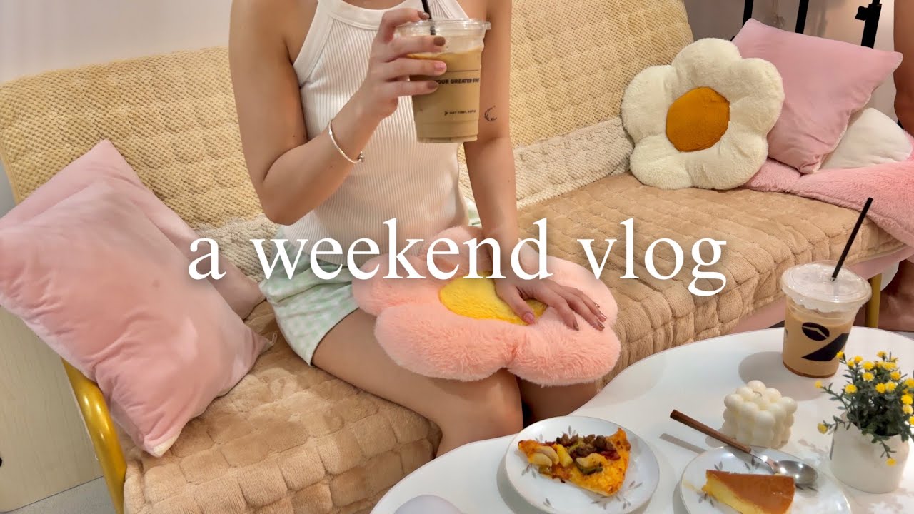 weekly vlog | dentist, nails, café, cooking & cozy apartment 💅🧸