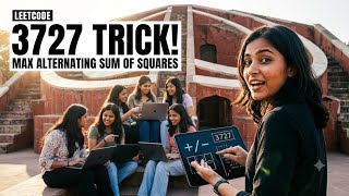 LeetCode 3727 Java Solution 🔥 | Maximum Alternating Sum of Squares | Greedy + Sorting