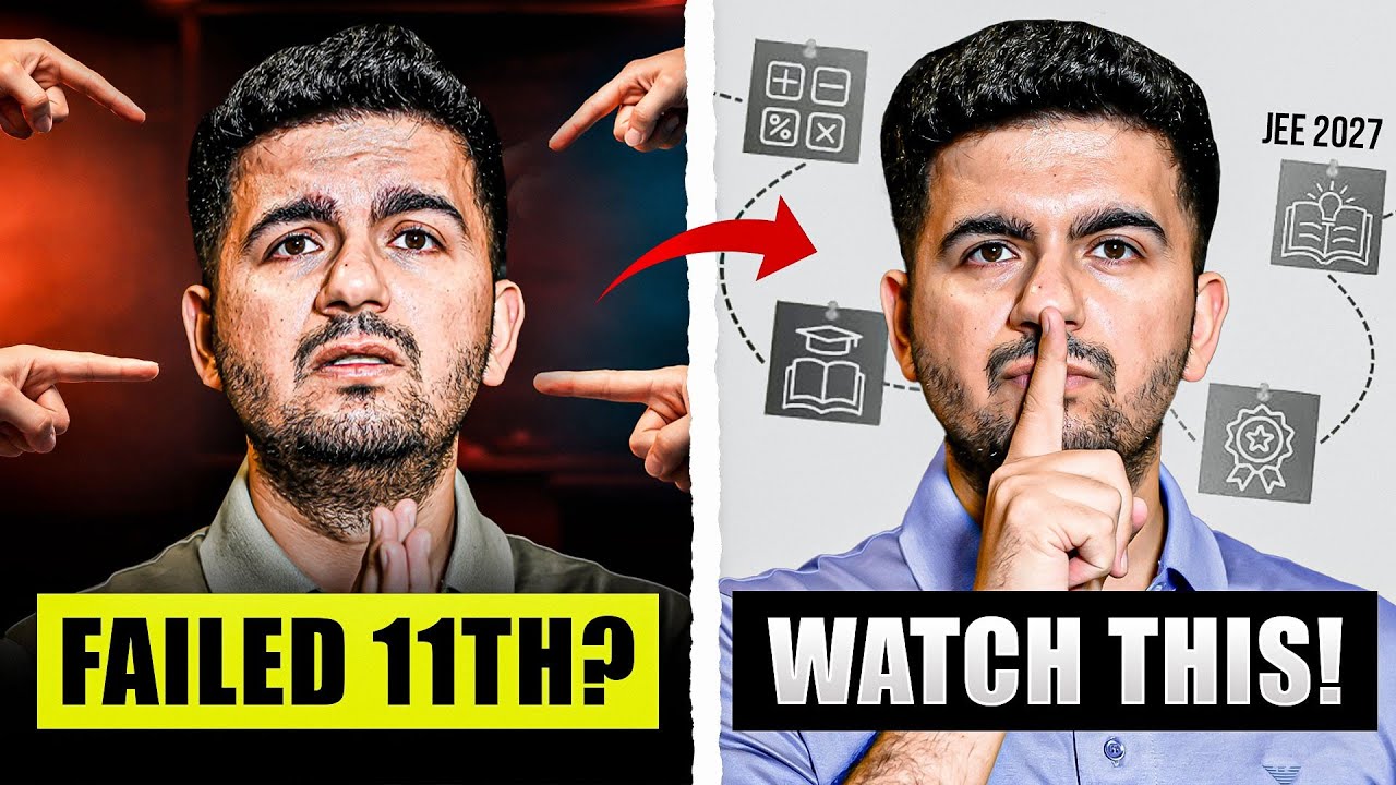 11th WASTED? Still Crack IIT in 1 Year - JEE 2027 Roadmap - YouTube
